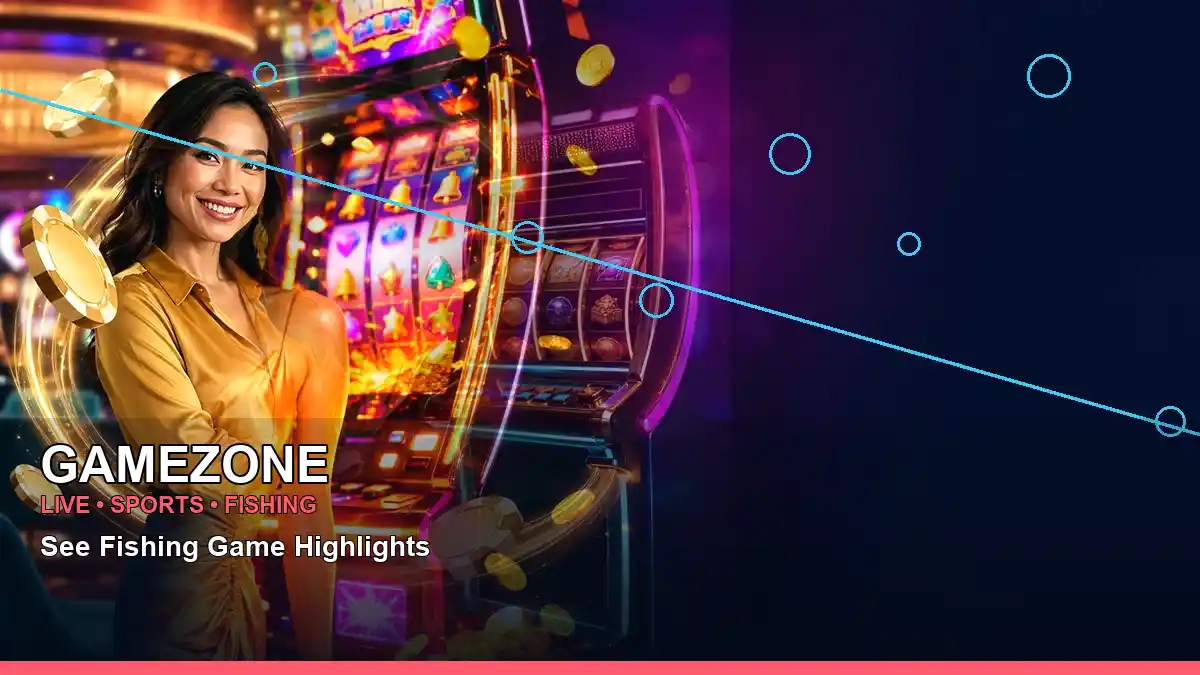 GAMEZONE Live Sports Center information for Philippine users, with a visual guide to reviewing available content and participation terms