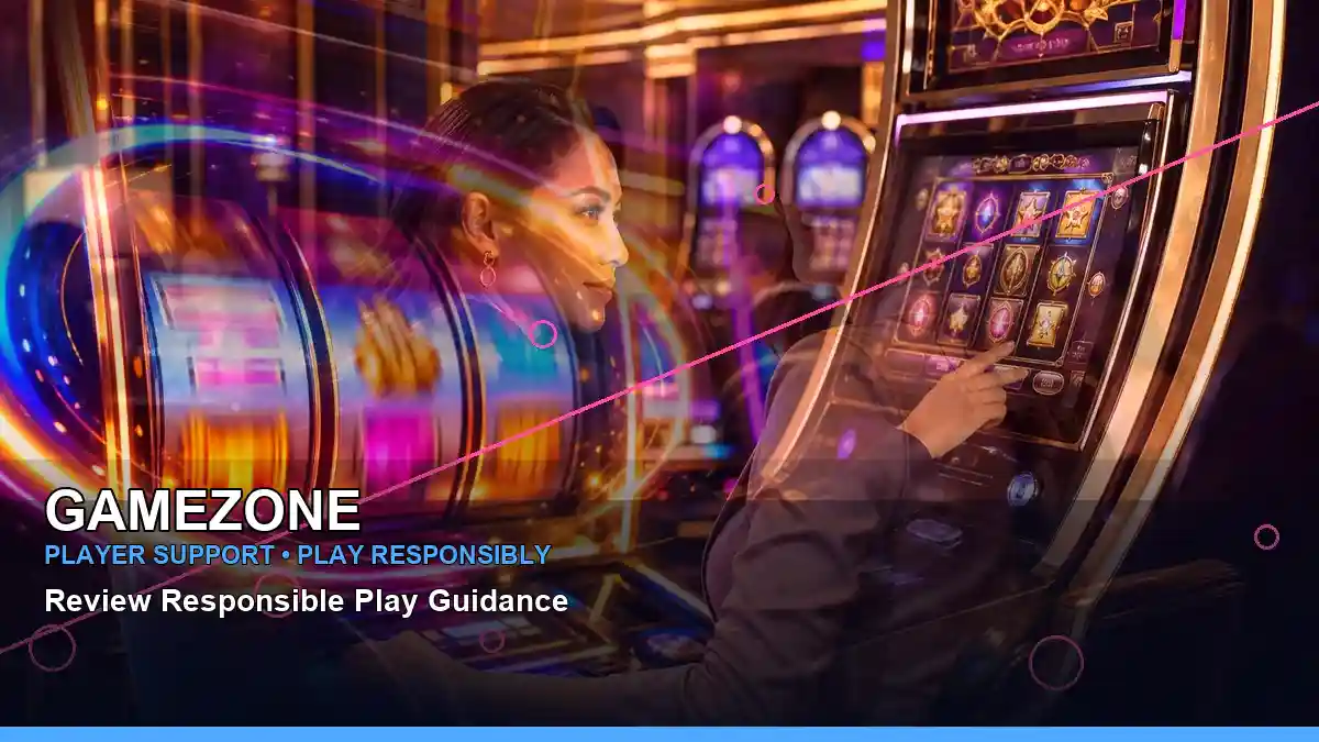 Casino-themed layered artwork created for Philippine readers researching GAMEZONE terms and platform information